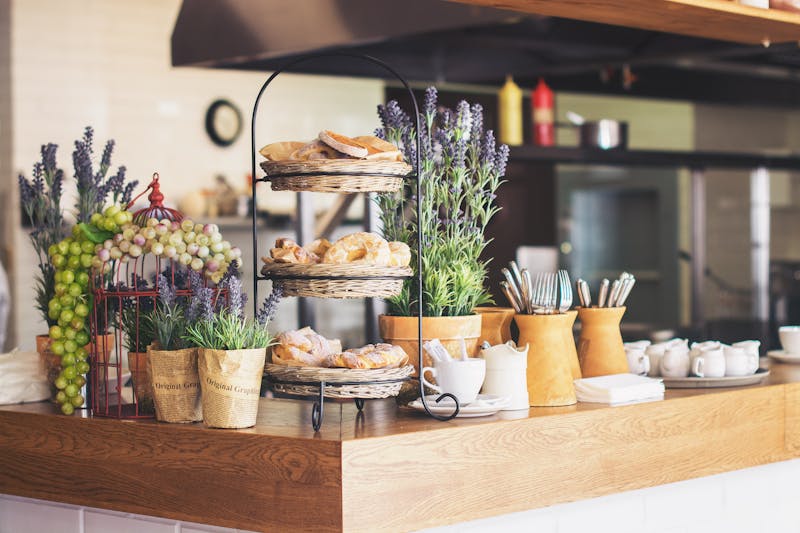 Chopt restaurant interior with fresh ingredients and vibrant decor